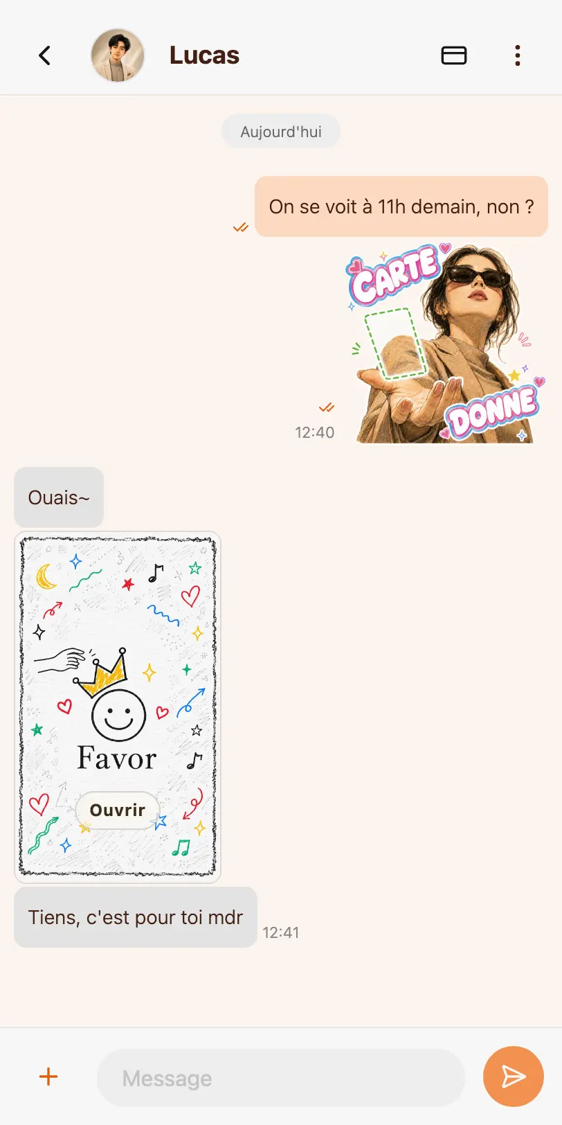 Offre-les en discussion